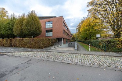 Barrierefreie Wohnung mit Garten