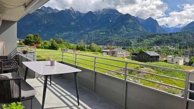 Neuwertige 3-Zimmer-Terrassenwohnung mit Panoramablick