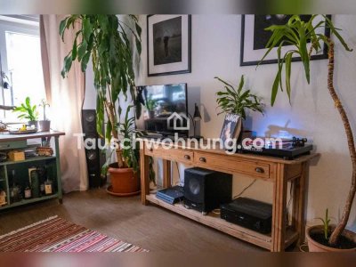 Tauschwohnung: Schöne Wohnung in der Wiehre mit Balkon und Garten