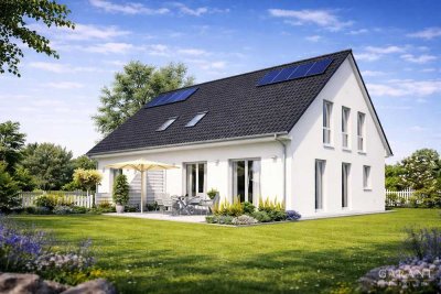 Neubau eines modernen Zweifamilienhauses in Augsburg-Kriegshaber