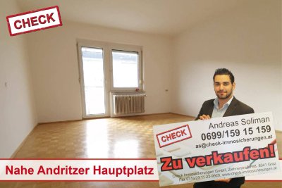 Perfekt aufgeteilte Wohnung mit Süd-West-Balkon und Parkmöglichkeit in Andritz!