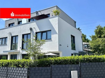 Luxuriöse Doppelhaushälfte mit exklusiver Ausstattung und Garage - OF-Buchrainviertel!