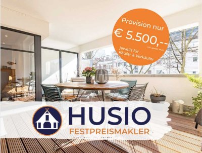 Moderne Eigentumswohnung mit großer Loggia, Gäste-WC, Tiefgaragenstellplatz, Aufzug und Balkon