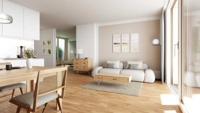 Neubau: 3-Zimmer-Wohnung mit offenem Wohnbereich
