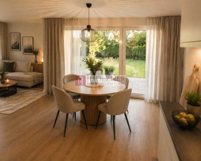 Hochwertige Erdgeschosswohnung mit Terrasse & privatem Garten