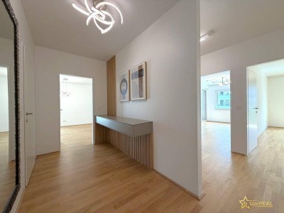 103 m² Wohnkomfort | Moderne 3-Zimmer-Neubauwohnung mit Loggia &amp; Top-Anbindung. Baujahr 2017!