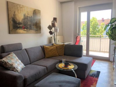 Ruhige smarte Wohnung mit Balkon und Parkplatz!