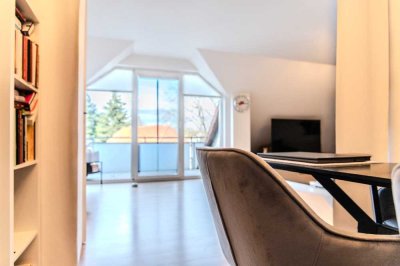 Loggia-Glück im Dachgeschoss: Ihr moderner Rückzugsort in Waggum