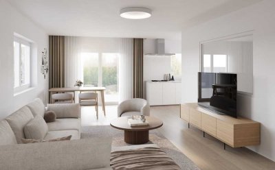 Erstbezug 08/25 | 4 Zimmer | 129m² Heizfläche mit großem Hobbyraum, Terrasse und Garten