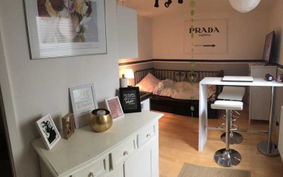 Schöne 1-Zi-Pendler-Einliegerwohnung mit Bad und Kochnische in Flughafen/Messe-Nähe