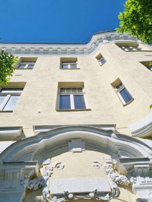 CHANCE HELLE 125m² EIGENTUMSWOHNUNG IN GEPFLEGTEN JUGENDSTILHAUS mit 4,10 m² VERANDA (GRÜNBLICK) DIREKT BEI U4 UNTER ST VEIT