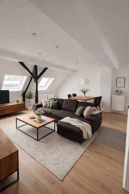 Renovierte Altbauwohnung mit 94 m², offenem Wohnbereich und kleiner Hausgemeinschaft in Essen-Leithe