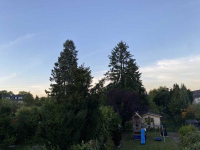 3 Zimmer Dachgeschosswohnung mit Balkon und Blick ins Grüne