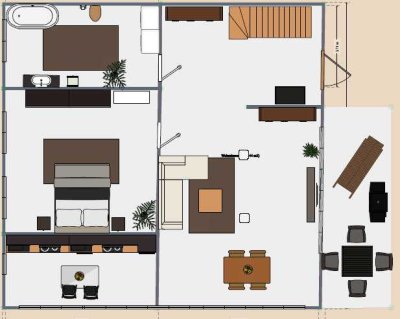 Attraktive 3-Zimmer-Maisonette-Wohnung mit Balkon und EBK in Boppard