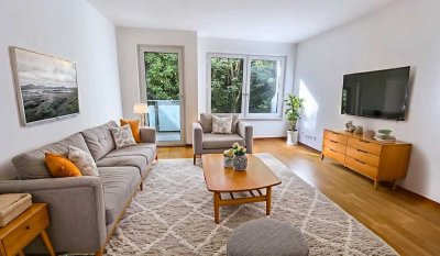 Gepflegte Vier-Zimmer-Wohnung mit Balkon in guter Lage