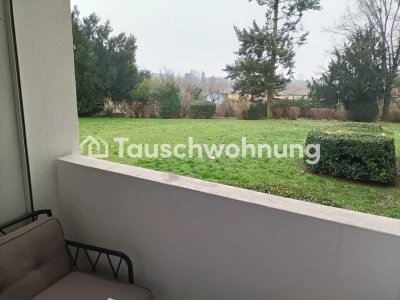 Tauschwohnung: Schöne zweizimmerwohnung in Erdgeschoss mit Balkon