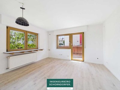 Sanierte 3-Zimmer-Wohnung mit Garten und Garage in Horkheim