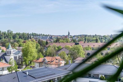 Bad Tölz | Elegante Dachgeschosswohnung mit dem (vielleicht) geilsten Blick über die Stadt