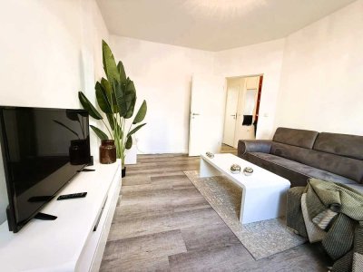 Modernisierte Zwei-Zimmer-Erdgeschoss-Wohnung mit Süd-West-Terrasse in der Nähe vom Mühlenkamp