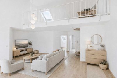 2-Zimmer Maisonette-Wohnung mit Galerie, Balkon und zwei Bädern