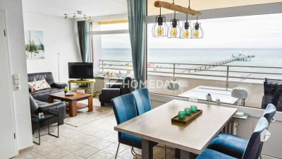 Sahneschnittchen mit Meerblick: ETW an der Seebrücke Grömitz (im Erbbaurecht) | TG-Stellplatz