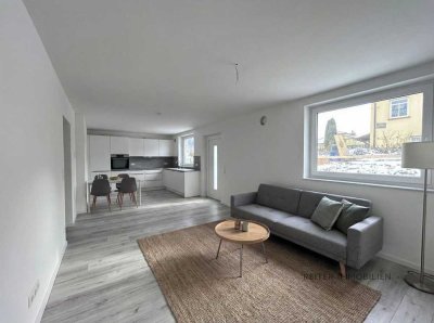 Künzell: Erstbezug-Neubau: 2-Zimmerwohnung mit Terrasse und Stellplatz