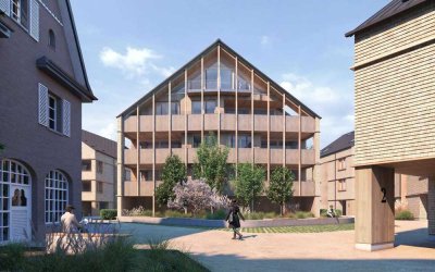 Große Loggia - 3 Zimmer Wohnung im 1. Obergeschoss