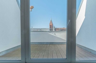 Moderne Eleganz über den Dächern: Dachterrasse und exklusiver Wohnküche!