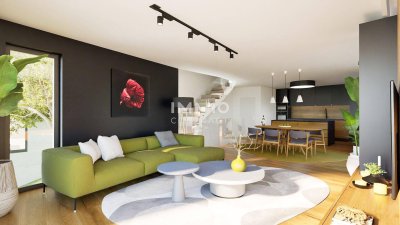 Moderne Architektur zwischen Natur und Stadt - Neubau-Doppelhaushälfte in ruhiger Lage nahe Wien