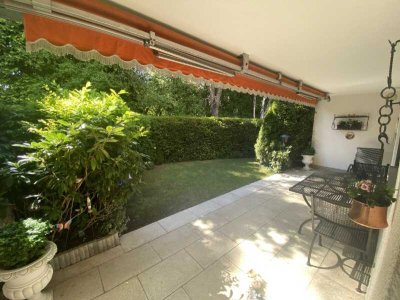 Schön eingewachsene, uneinsehbare 3-Zimmer-Gartenwhg in ruhiger Obermenzinger Lage