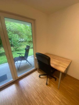 Vollständig möblierte 1-Zimmer-Wohnung mit Terrasse in Stuttgart