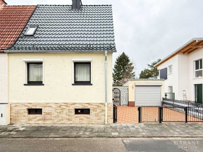 ** Ca.760 qm Freiheit mitten in Frankenthal: Charismatische Doppelhaushälfte mit riesigem Garten **