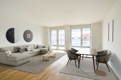 Luxuriöse 3-Zimmer Neubauwohnung mit Blick auf den Rhein im 1.OG