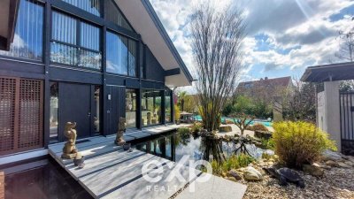 Exklusive Design-Designvilla (A+): Leben auf dem Sonnenplateau von Höchberg