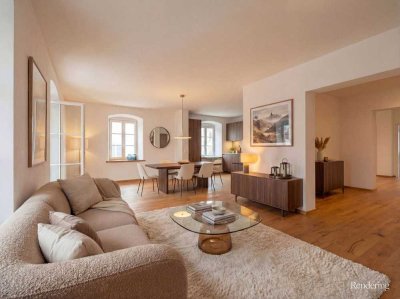 Exklusive 5-Zimmerwohnung im historischen Ballenhaus im Herzen von Garmisch-Patenkirchen