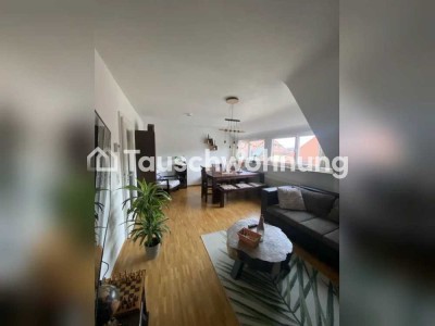 Tauschwohnung: Helle Dachgeschosswohnung in Stuttgart-Ost
