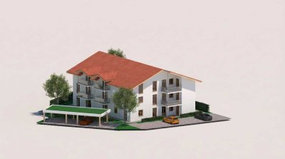 Attraktive 3-Zimmer Wohnung im 1. OG mit Balkon in Neuötting, Erstbezug, ruhige und zentrale Lage