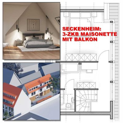 3-ZKB Maisonette Westlage