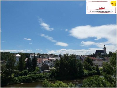 Kinder + Haustiere willkommen: großzügiges DG, hell, sonnig, toller Blick mit schönem Mietergarten
