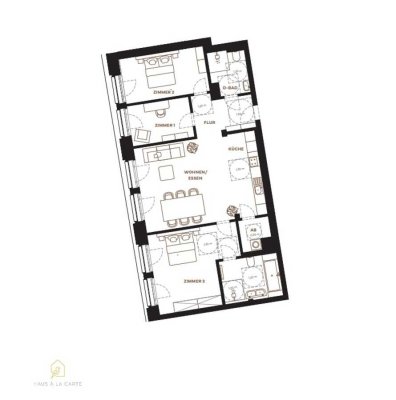 Erstbezug: Großzügige 4-Zimmer-Wohnung im Erdgeschoss einer denkmalgeschützten Fabrik