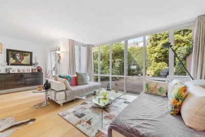 Licht & Design: Exkl. 5-Zi-Townhouse im Herzen von Kaiserswerth! Studio! Hobby! Garten! Garage!