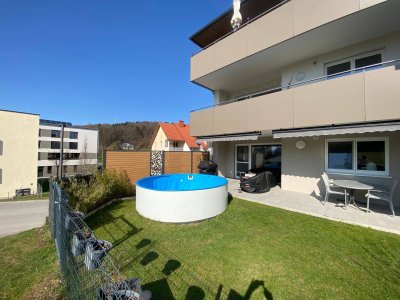 Barrierefreie 4-Zimmer Erdgeschosswohnung mit Garten und Terrasse in Eggelsberg