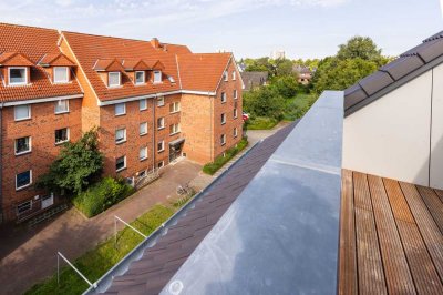 Lichtvoller Loft-Neuausbau in ruhiger Wohnstraße in Kiel/ Kronshagen – 5 Min. Luftlinie zur Uni