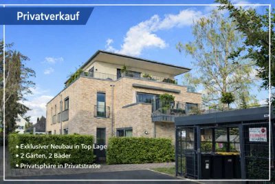 Exklusive Gartenwohnung im hochwertigen Neubau - Wohnen auf höchstem Niveau. *Provisionsfrei*