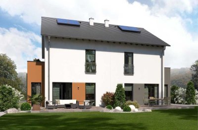Laurensberg: Ihre DHH mit 190 m² — Grundstück aus dem Netzwerk, Grundriss nach Ihren Wünschen