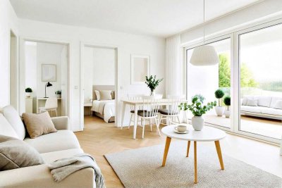 Geräumig, modern + privatem Garten: 3 Zimmer Wohnung in beliebter Stadtlage