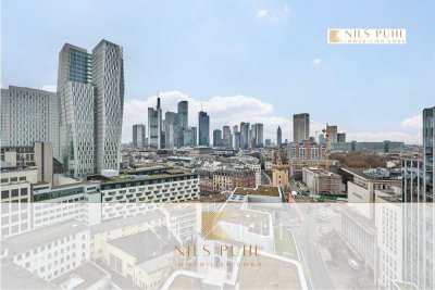 Erstbezug nach Sanierung im Skylight Tower mit atemberaubendem Skylineblick, Concierge & Tiefgarage