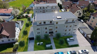 FAMILIENfreundliche 4-Zi-Neubau-Wohnung mit großem SÜDWESTgarten! Effizienzhaus 55! Whg.Nr. 12
