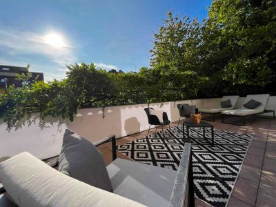 Premiumlage am Lousberg! Sanierte Terrassenwhg. * 3 Zi. mit Garage & Aufzug & Küche * Paare/ Singles