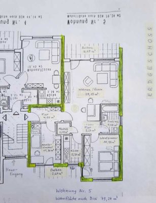 Gepflegte 3-Zimmer Wohnung mit Balkon in Theres